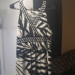 Black and white dress